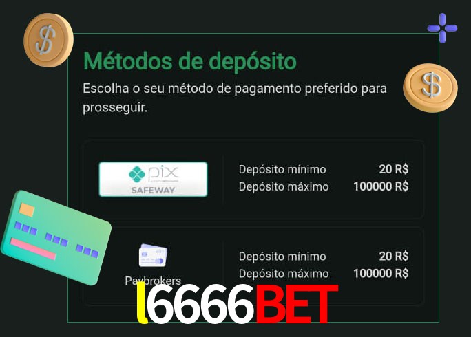 O cassino l6666bet oferece uma grande variedade de métodos de pagamento